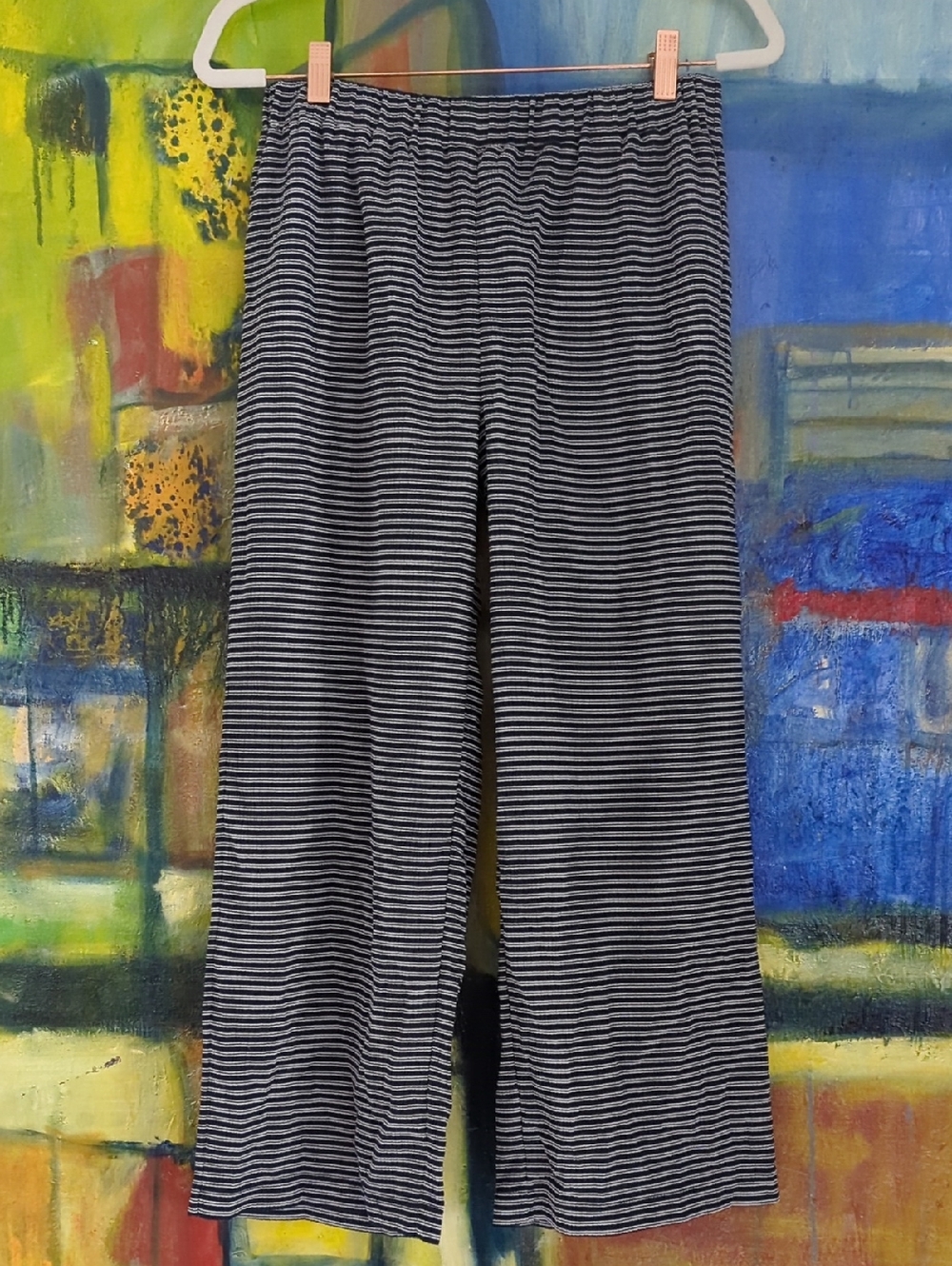 Madewell Wide Leg Cropped Pull-on Pants Size Small